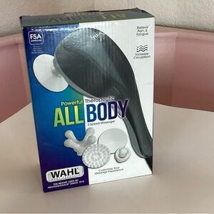 Wahl Therapeutic All Body  2 speed massager 4 attachments custom massage